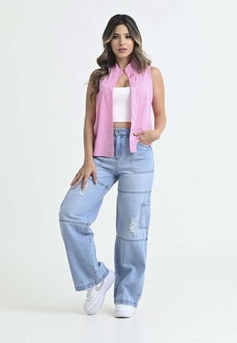 Blusa Caledonia Rosa Ragged Pf31113077 RAGSTYLE