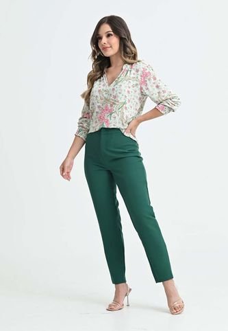 Blusa Paisley Verde Ragged Pf31113084 RAGSTYLE