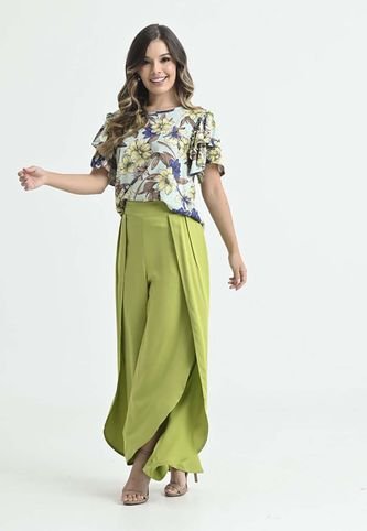 Blusa Madrid Verde Ragged Pf31113071 RAGSTYLE