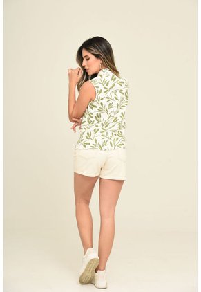Camisa Sisa Lino Verde Ragged Pf31113139