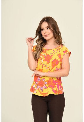 Blusa Hawai Amarillo Ragged Pf31113136