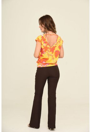 Blusa Hawai Amarillo Ragged Pf31113136