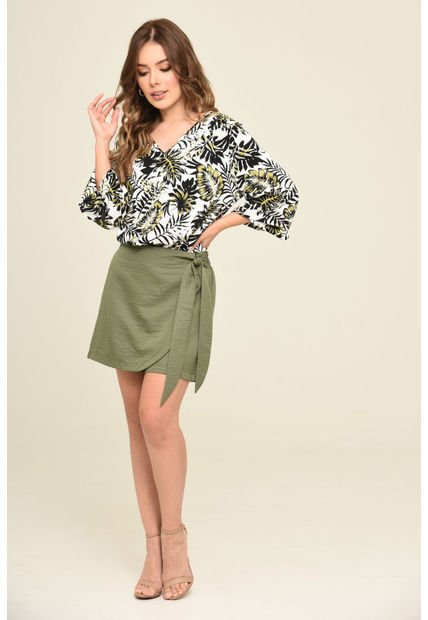 Blusa Macadamia Verde Ragged Pf31113132