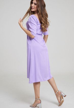 Vestido Largo Vinnu Violeta Ragged Pf31511112