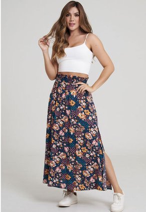 Falda Veronica Azul Ragged Pf31320297