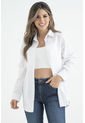 Camisa Boyfriend Popelina Blanco Ragged Pf31112996 de RAGSTYLE