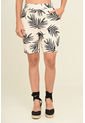Bermuda Lino Hojas Beige Ragged Pf31340201 de RAGSTYLE