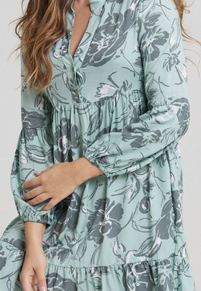 Vestido Masala Verde Ragged Pf31511091