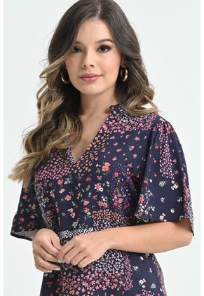 Blusa Crishell Azul Ragged Pf31113055