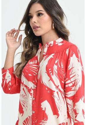 Blusa Verano Rojo Ragged Pf31113082