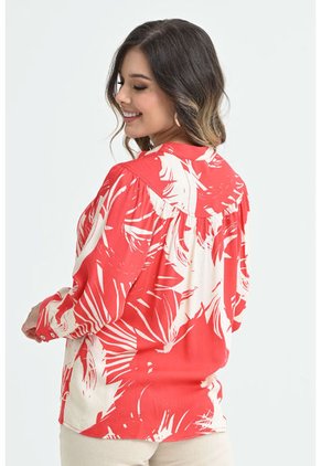 Blusa Verano Rojo Ragged Pf31113082
