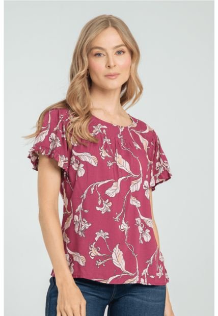 Blusa Eternity Rojo Ragged Pf31112999