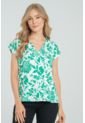 Blusa Simona Verde Ragged Pf31113002 de RAGSTYLE