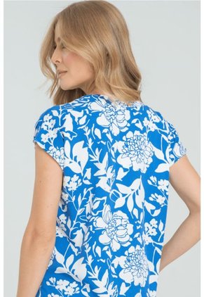 Blusa Simona Azul Ragged Pf31113002