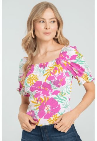 Blusa Macadamia Fucsia Ragged Pf31113031 RAGSTYLE