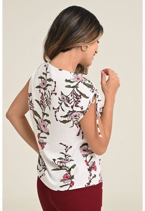 Blusa Azami Blanco Ragged Pf31113029