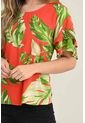 Blusa Greenery Rojo Ragged Pf31112998 de RAGSTYLE