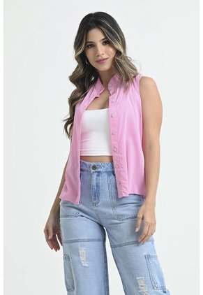 Blusa Caledonia Rosa Ragged Pf31113077