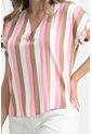Blusa Rayas Rosa Ragged Pf31113069 de RAGSTYLE