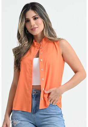 Blusa Caledonia Naranja Ragged Pf31113077