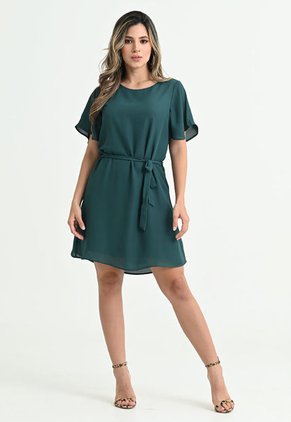 Vestido Style Grados Verde Ragged Pf31511247