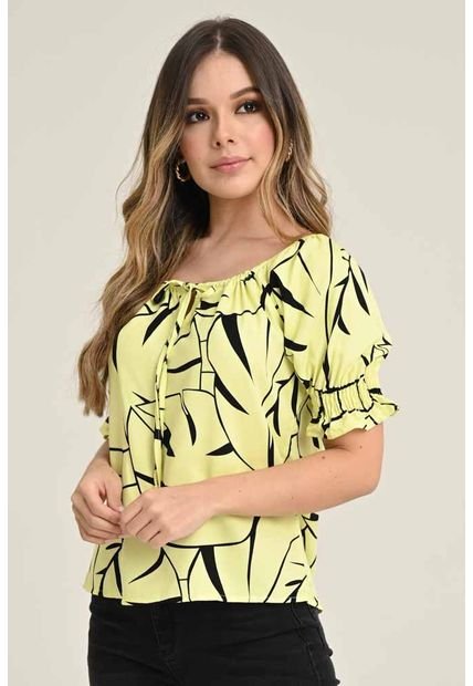 Blusa Rebecca Amarillo Ragged Pf31113012