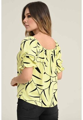 Blusa Rebecca Amarillo Ragged Pf31113012