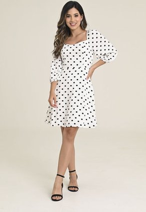 Vestido Antonieta Blanco Ragged Pf31511232