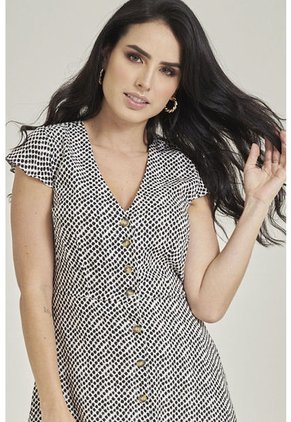 Vestido Largo Emet Negro Ragged Pf31511175