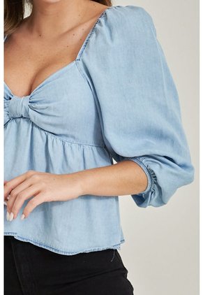 Blusa Venati Azul Ragged Pf35110263