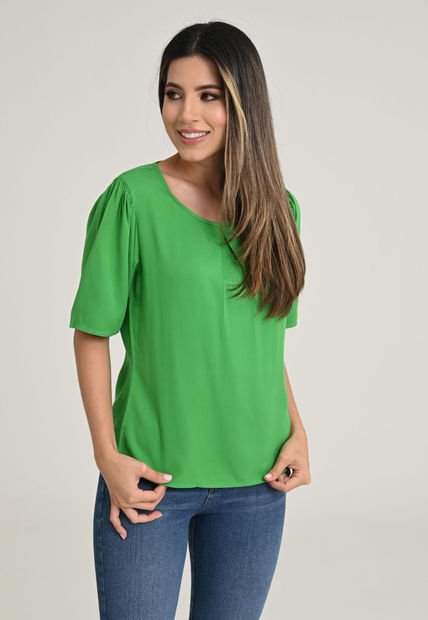 Blusa Danna Verde Ragged Pf31112989