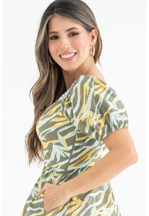 Vestido Hanna Verde Ragged Pf31511314