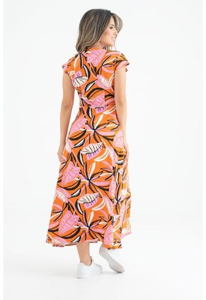 Vestido Largo Marie Rosa Ragged Pf31511300