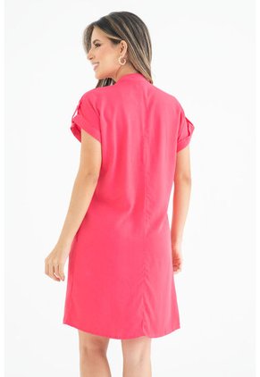Vestido Corto Noaha Rosa Ragged Pf31511312