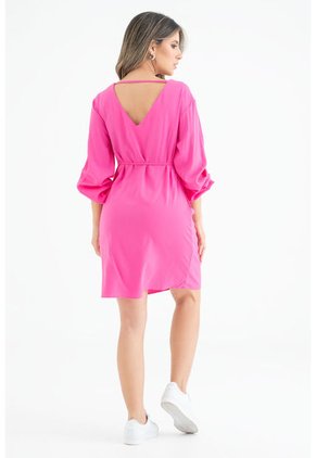 Vestido Orena Rosa Ragged Pf31511307