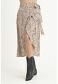 Falda Pareo Animal Print Beige Ragged Pf31320334 de RAGSTYLE