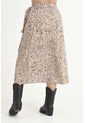 Falda Pareo Animal Print Beige Ragged Pf31320334 de RAGSTYLE
