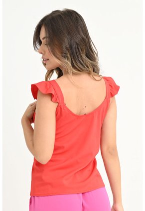 Blusa Tiras Bolero Rojo Ragged Pf31113107