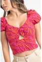 Blusa Martina Fucsia Ragged Pf31113138 de RAGSTYLE