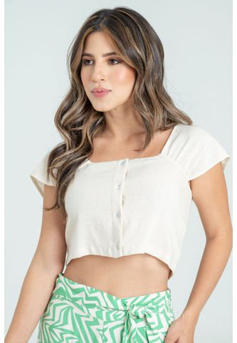 Top Lawrence Beige Ragged Pf31113201 RAGSTYLE