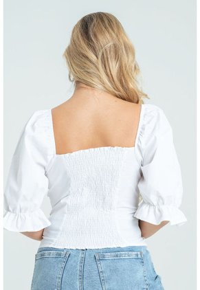 Blusa Mashmallow Blanco Ragged Pf31113189