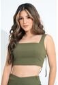 Crop Top Hizel Verde Ragged Pf31113386 de RAGSTYLE