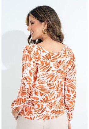 Blusa Macarena Café Ragged Pf31113385