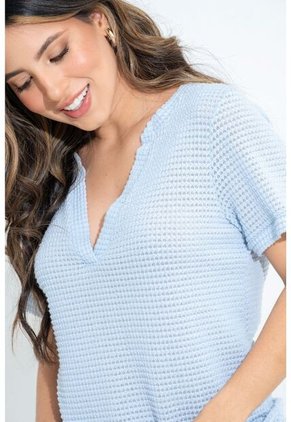 Blusa Antwerp Azul Ragged Pf31113395