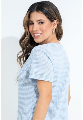 Blusa Antwerp Azul Ragged Pf31113395