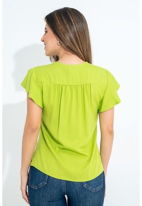 Blusa Makeno Verde Ragged Pf31113409