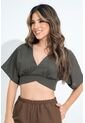 Blusa Swerve Verde Ragged Pf31113418 de RAGSTYLE