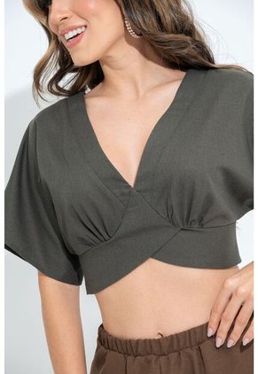 Blusa Swerve Verde Ragged Pf31113418