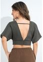 Blusa Swerve Verde Ragged Pf31113418 de RAGSTYLE