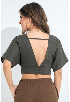 Blusa Swerve Verde Ragged Pf31113418